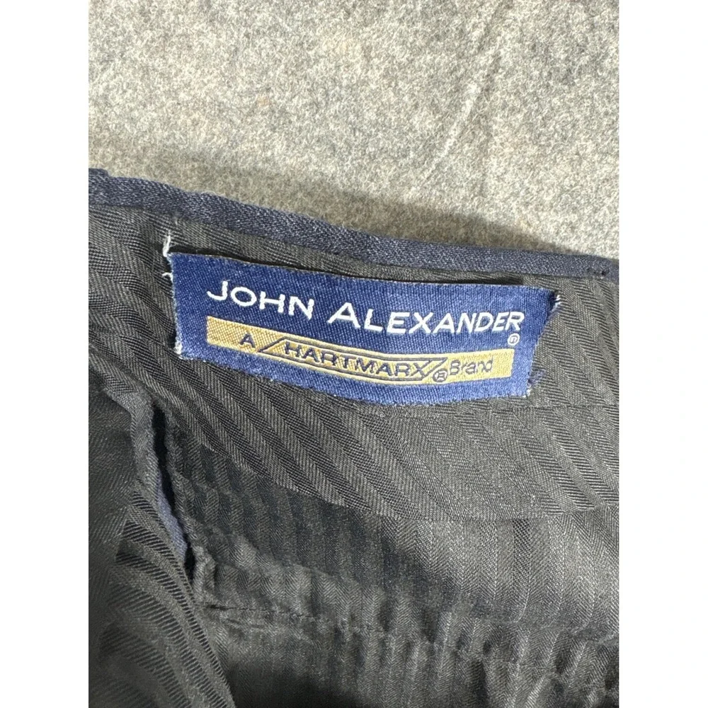 John Alexander HartMarx Gray Pleated Dress Pants Trousers Business Career‎